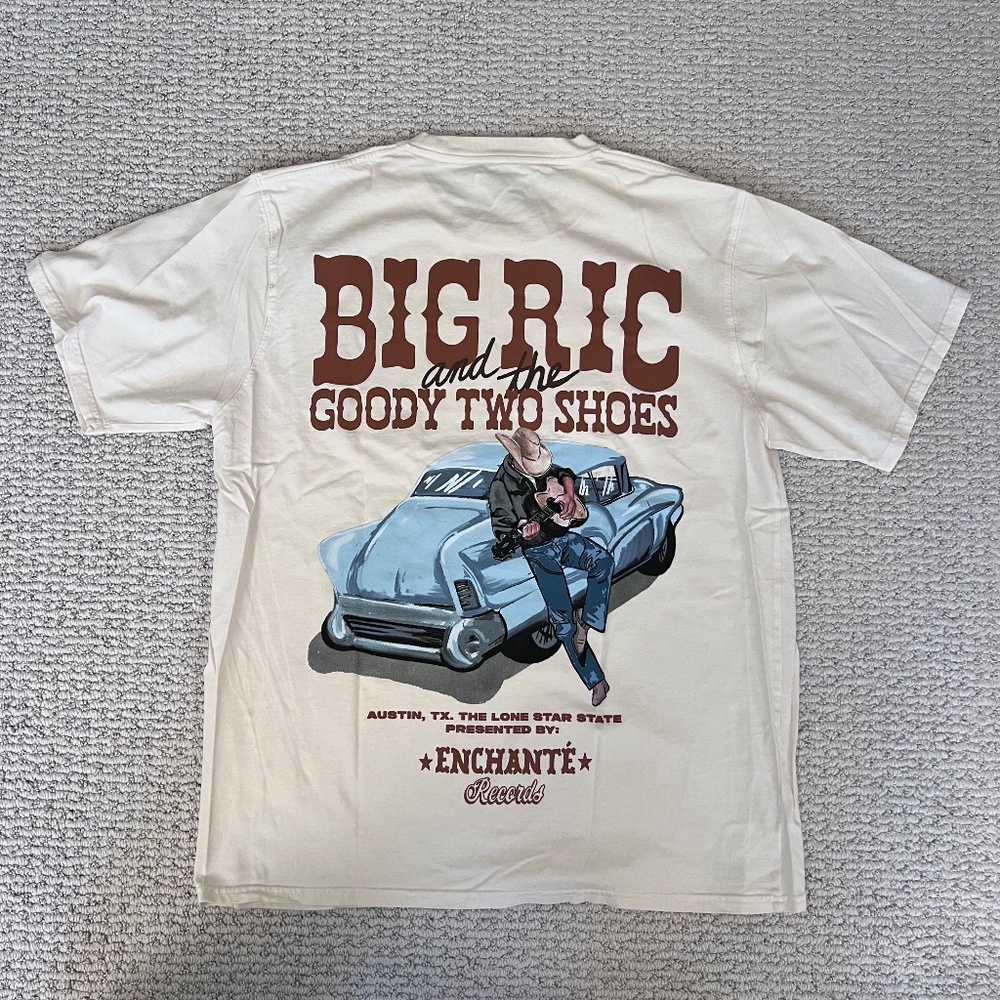 Enchante Big Ric and the Goody Two Shoes Shirt in Cream